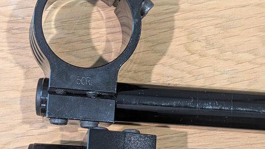 50mm Motorcycle Clipon Set - Monkey Bones Brand