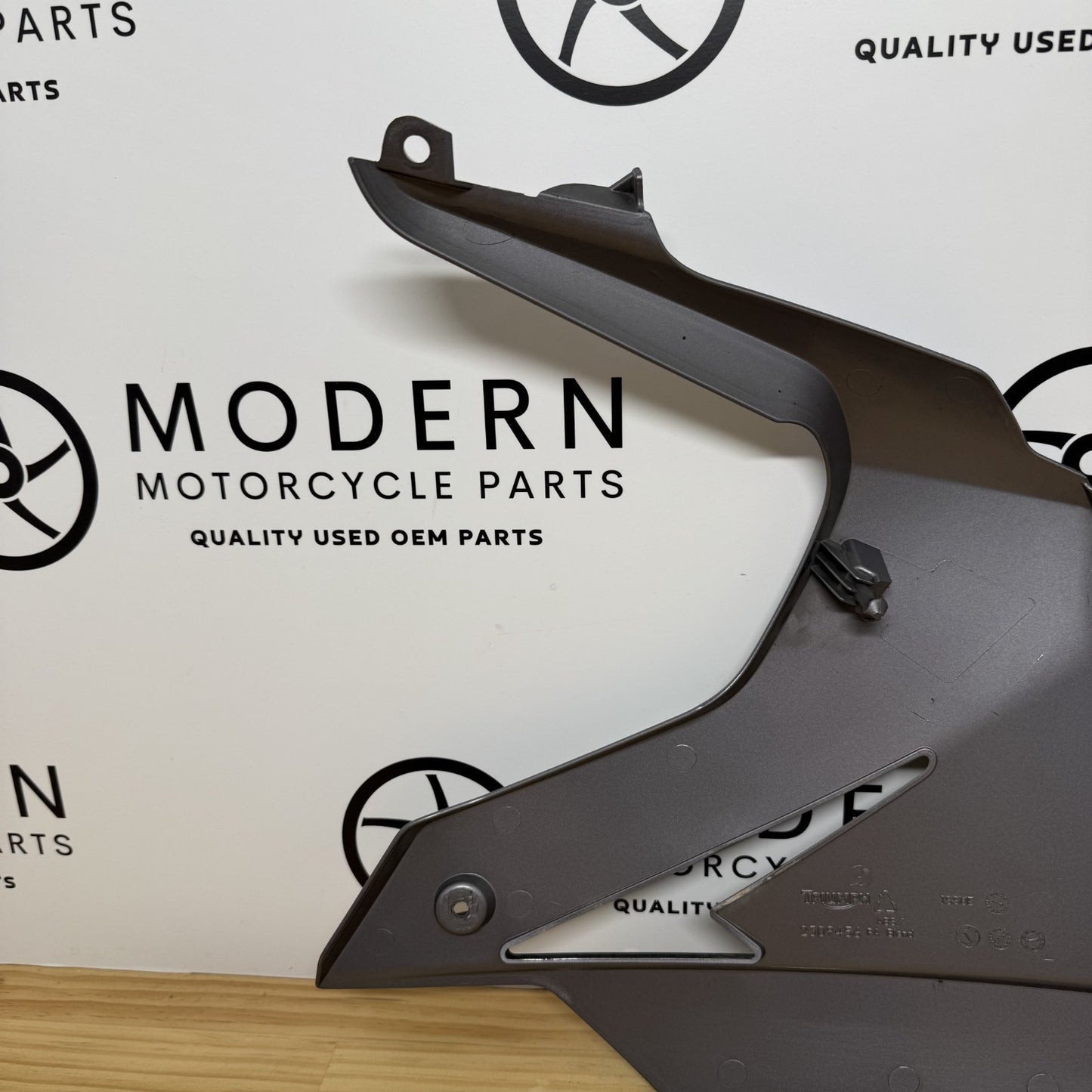 Triumph Daytona 675R 675 2013-2017 Left Lower Fairing Grey T23094546 OEM