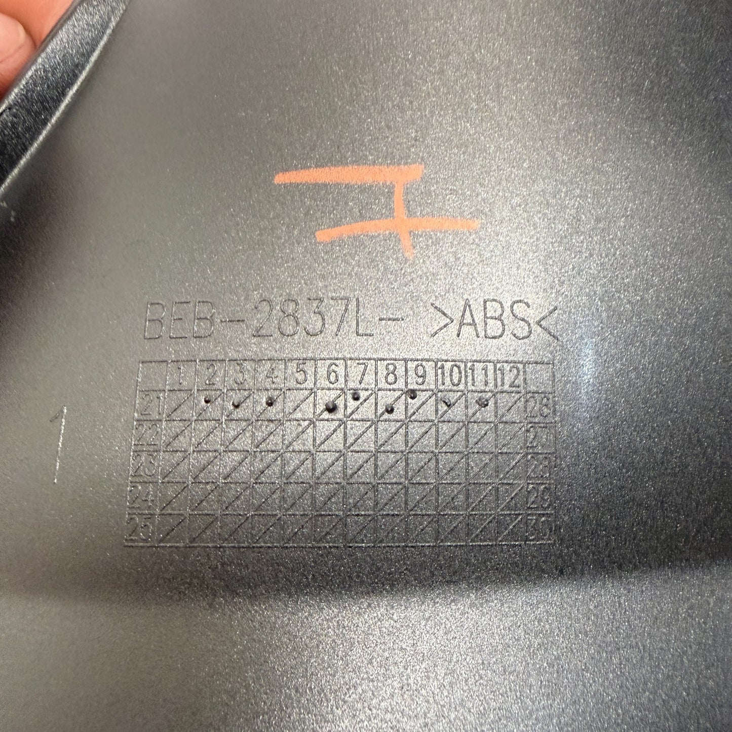 Yamaha YZF-R7 2022-2025 Left Upper Infill Panel Black BEB-2837L-00-P1 Genuine OE