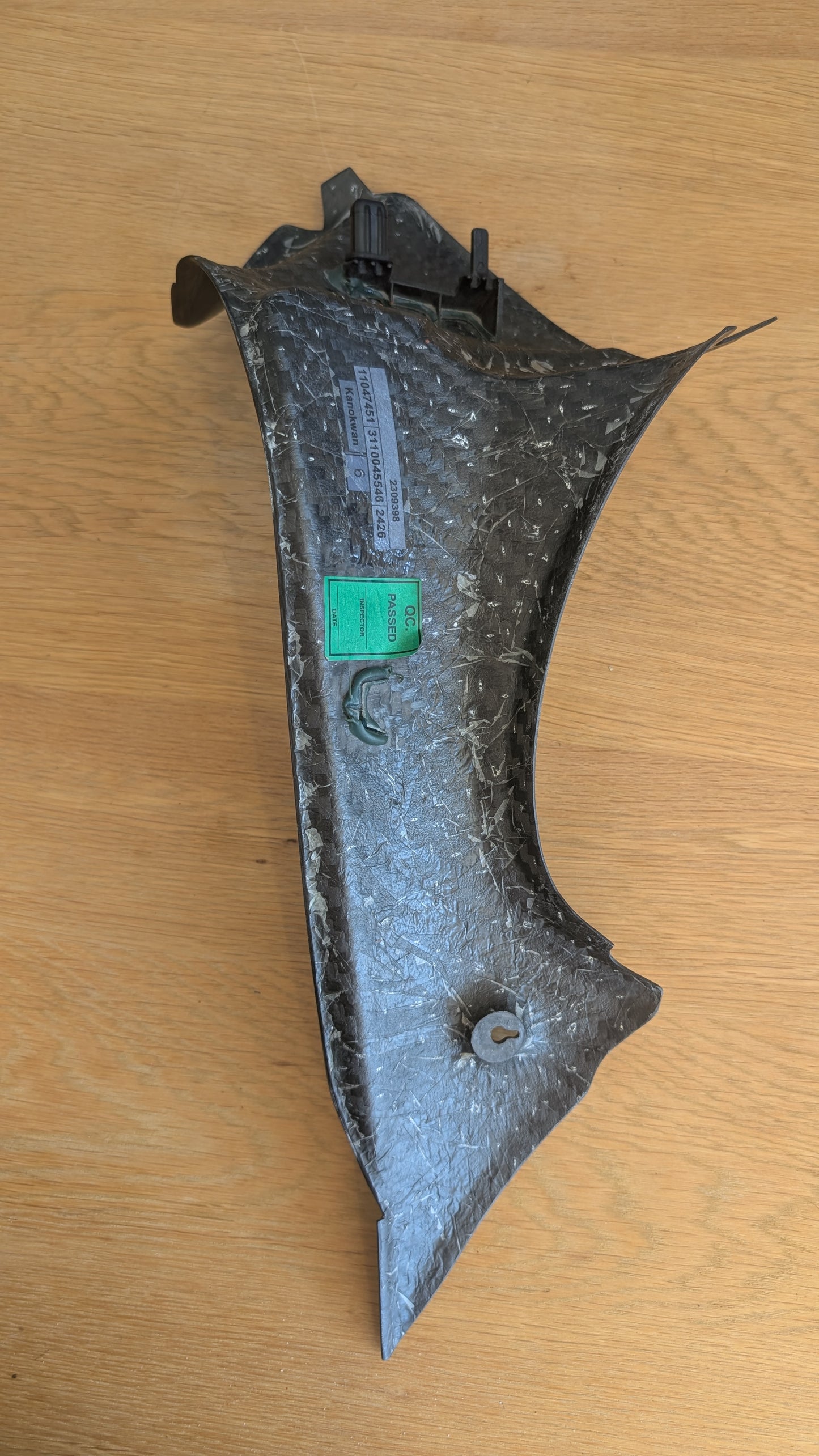 RH Cockpit Infill Carbon Fibre Triumph Daytona 675 675R 2013 2017 T2309398