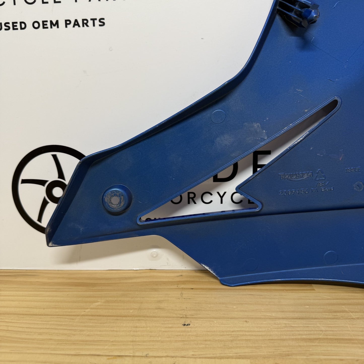 Triumph Daytona 675R 675 2013-2017 Left Lower Fairing Blue T23094546 OEM