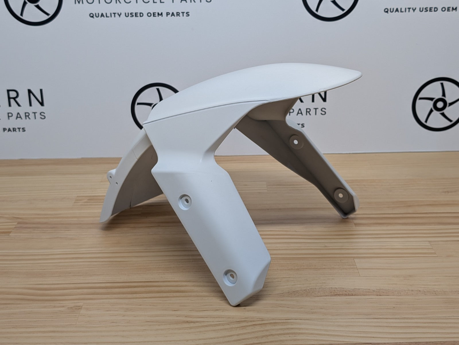 Kawasaki ZX10R Gen 4 2011 2015 Front Fender White Crack 35001005846K #2