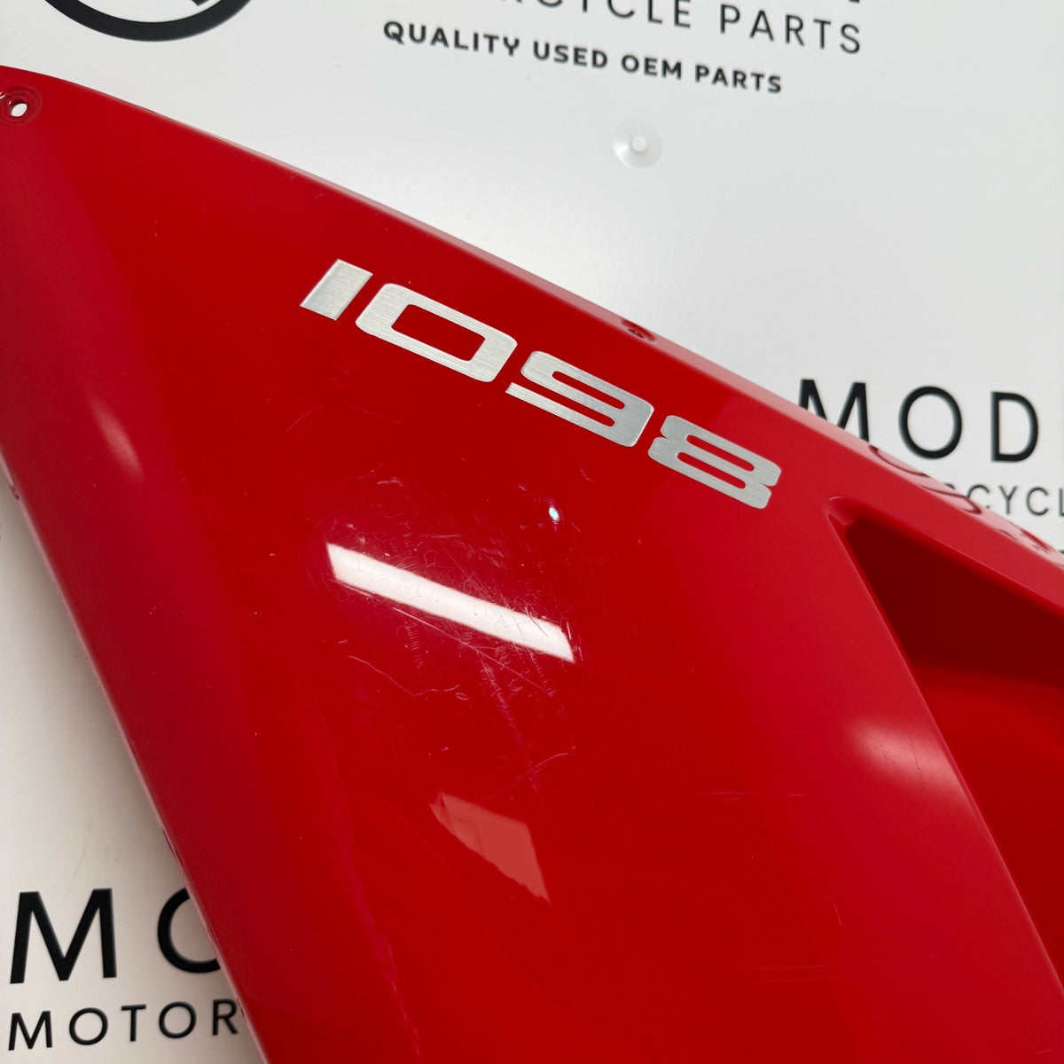 Ducati SBK 1098 2007-2013 Left Fairing Red 48032272A Genuine OEM