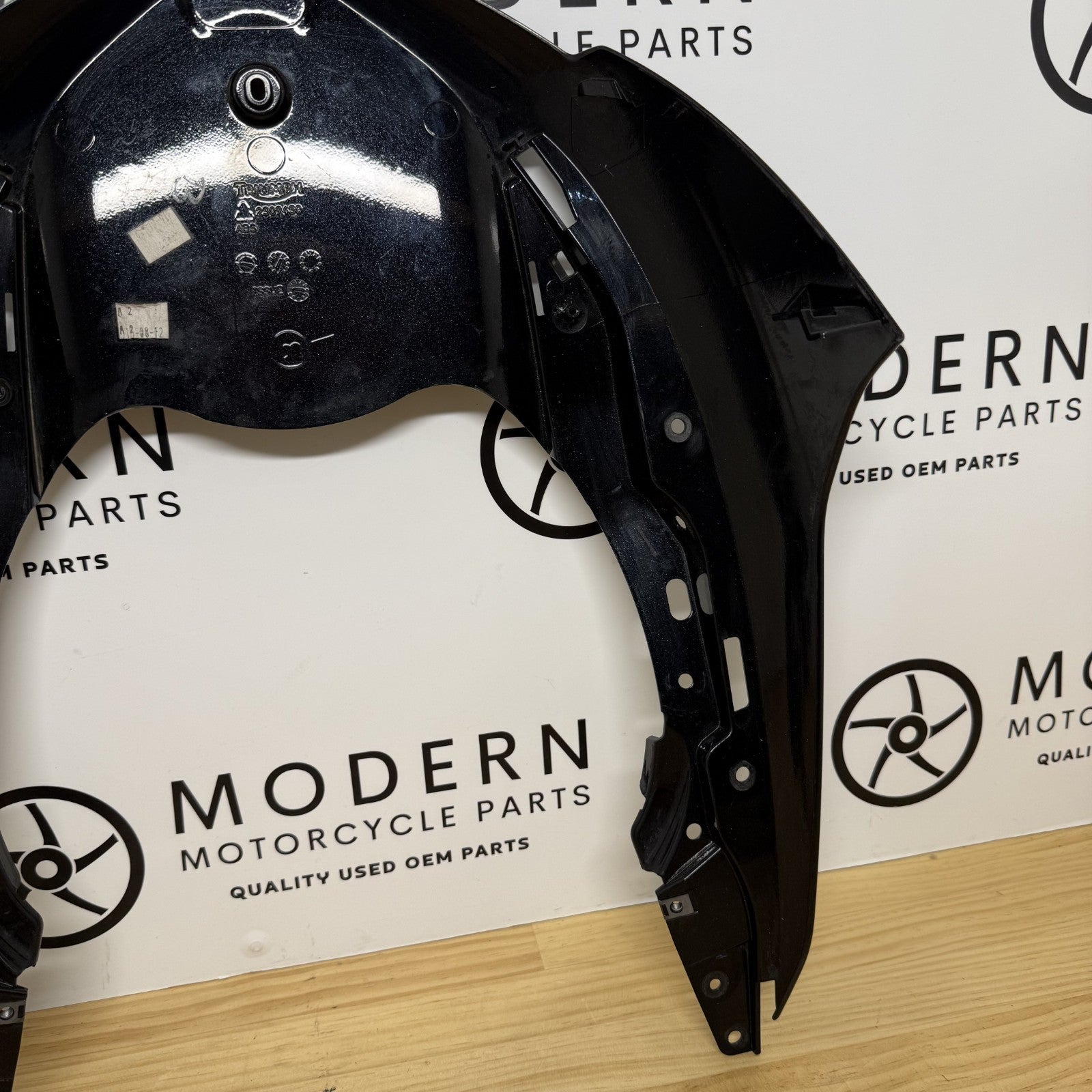 Triumph Daytona 675R 675 2013-2017 Cockpit Lower Fairing Black T2309450 OEM