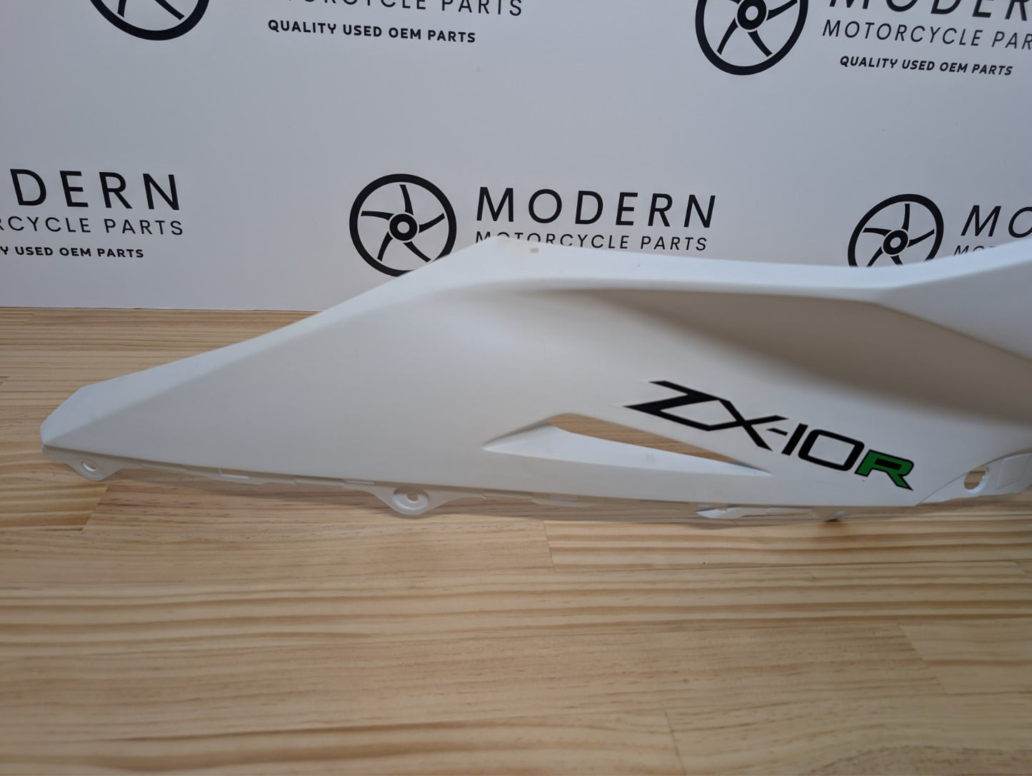 Kawasaki ZX10R Gen 4 2011 2015 Front Right Fairing White 55028033446K