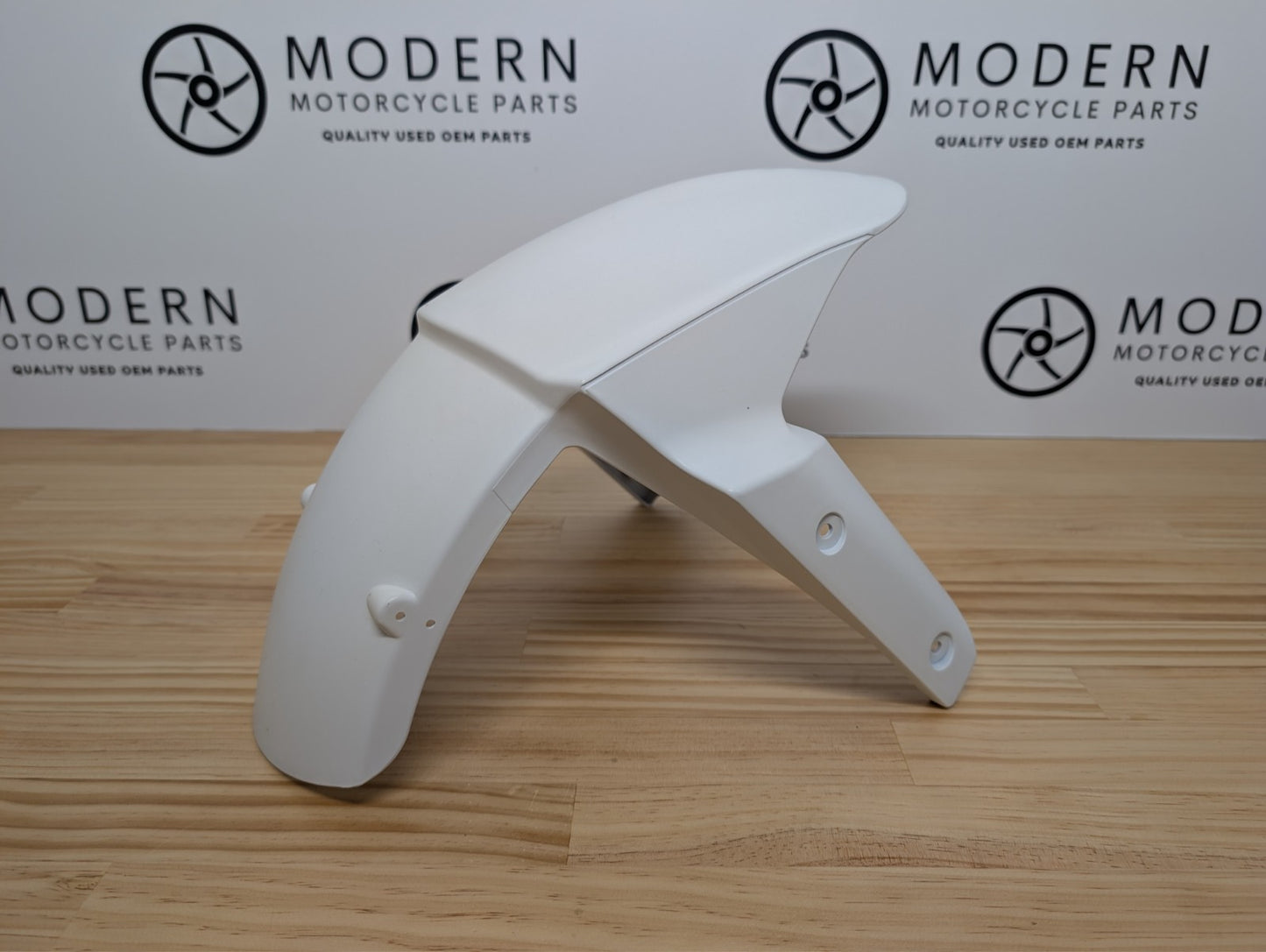 Kawasaki ZX10R Gen 4 2011 2015 Front Fender White Crack 35001005846K #2