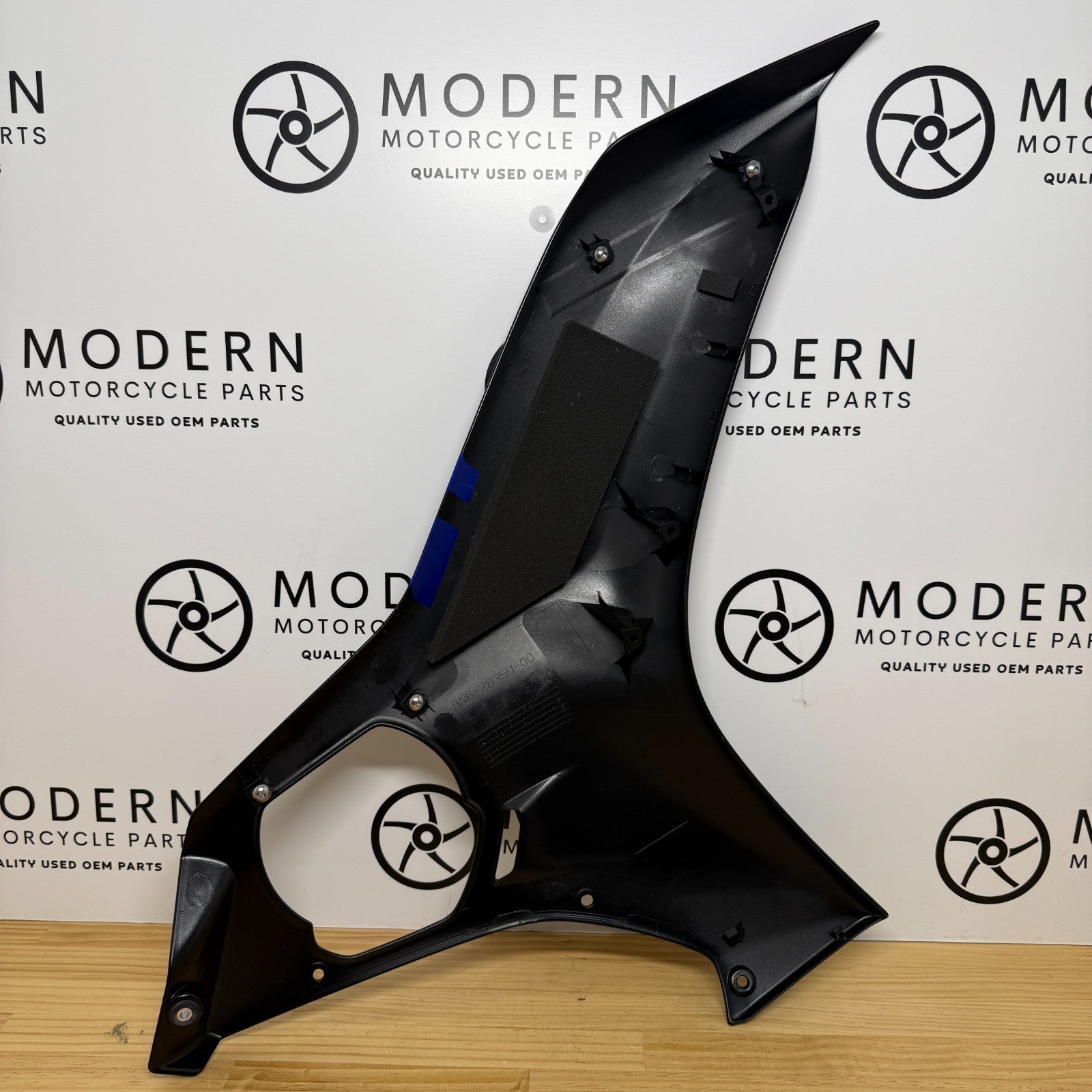 Yamaha YZF-R6 2017-2024 Left Outer Fairing Black BN6-W283U-00-P0 Genuine OEM