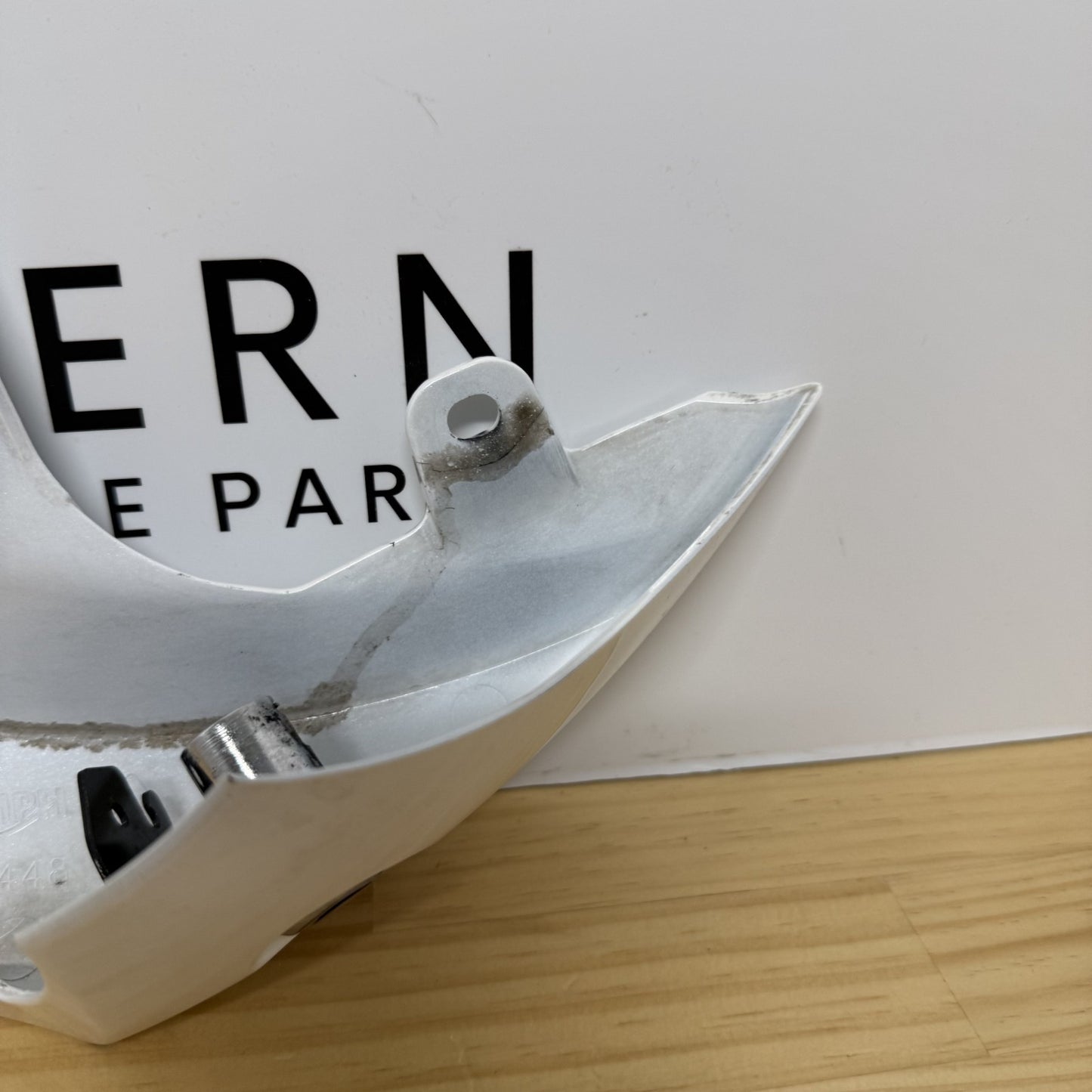 Triumph Daytona 675R 675 2013-2017 Left Tail Fairing White T2309448 OEM