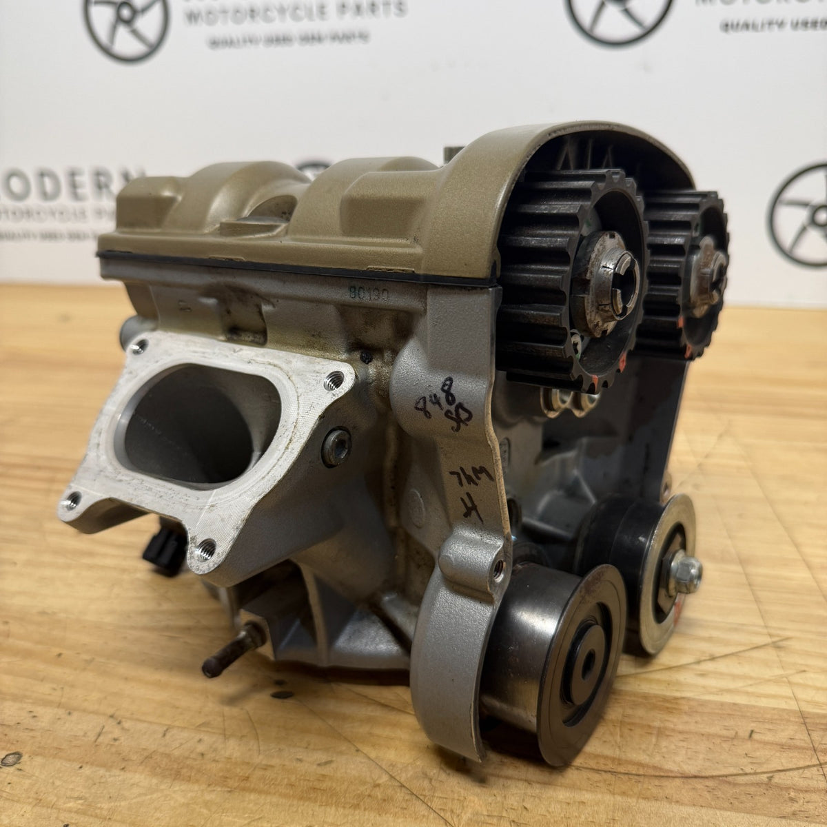 Ducati 848 SBK 2007-2010 Horizontal Cylinder Head Complete 30122404B