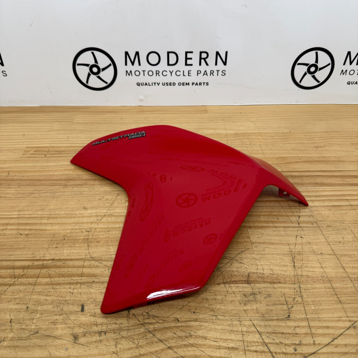 Ducati Multistrada 950 1200 Left Radiator Fairing Red 48016851A Genuine OEM