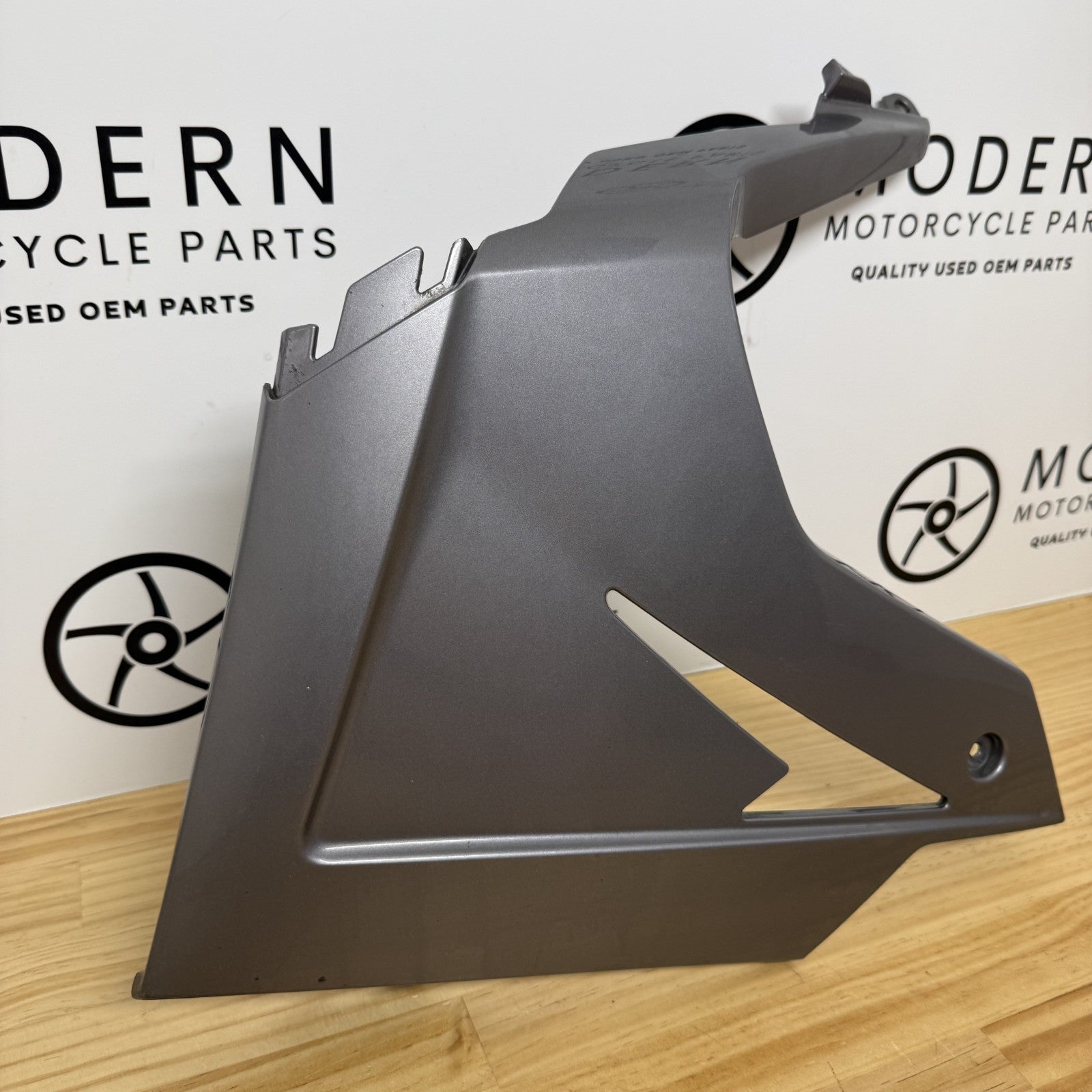 Triumph Daytona 675R 675 2013-2017 Left Lower Fairing Grey T23094546 OEM