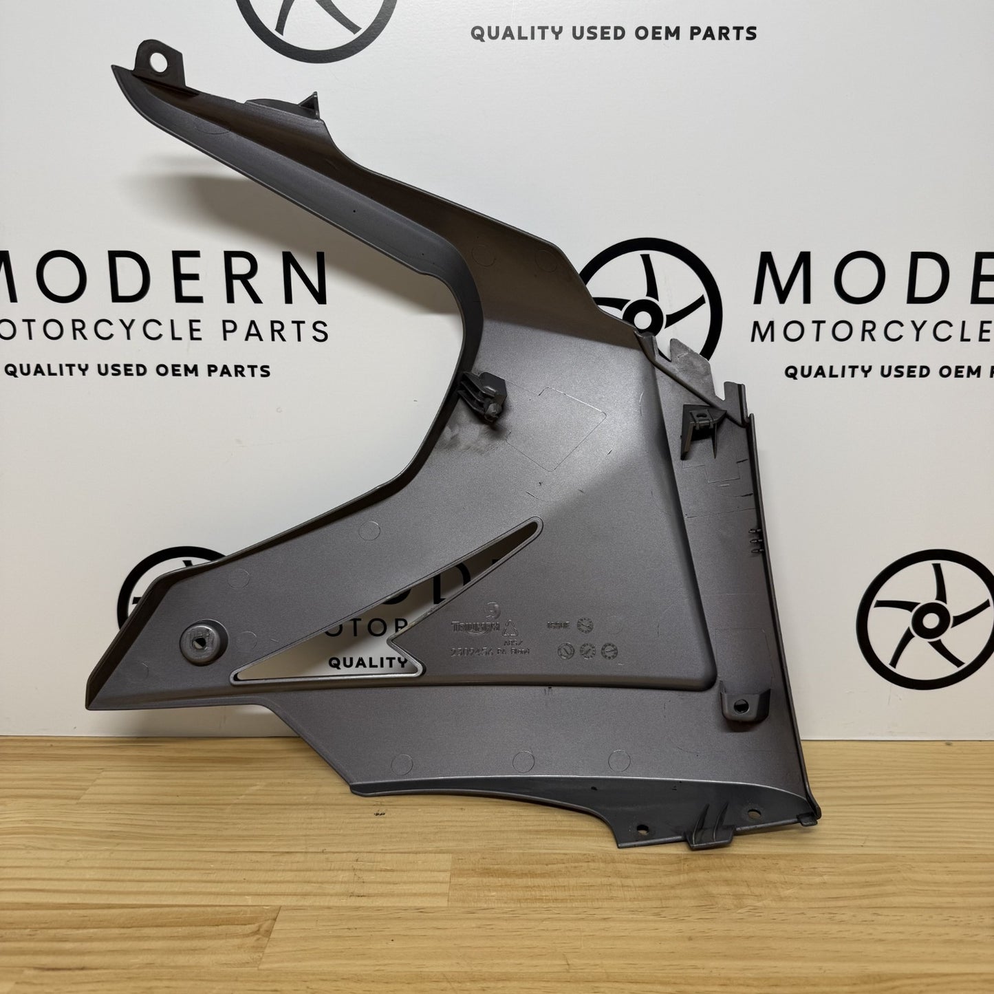 Triumph Daytona 675R 675 2013-2017 Left Lower Fairing Grey T23094546 OEM