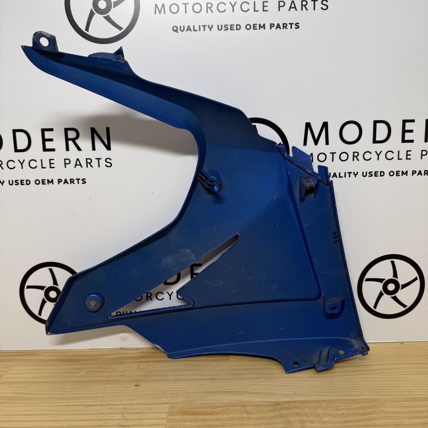 Triumph Daytona 675R 675 2013-2017 Left Lower Fairing Blue T23094546 OEM