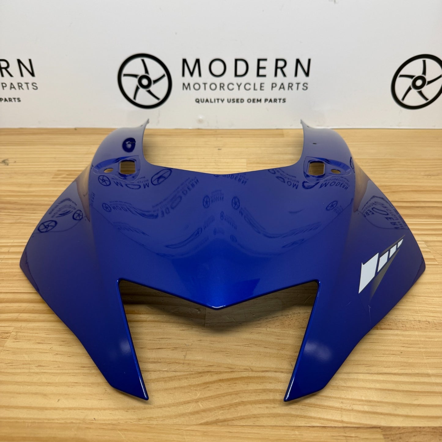 Yamaha YZF-R6 2017+ Front Upper Fairing Blue BN6-Y2835G-W0-P1 Genuine OEM