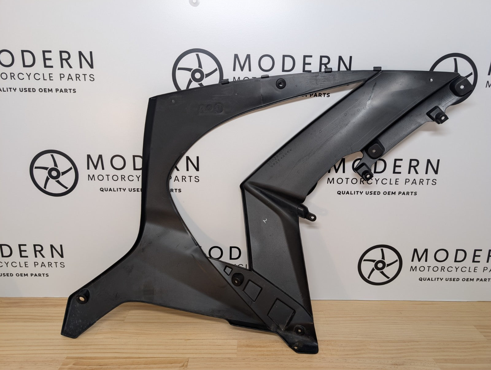 Kawasaki ZX10R Gen 4 2011 2015 Left Fairing Black OEM 550280338H8