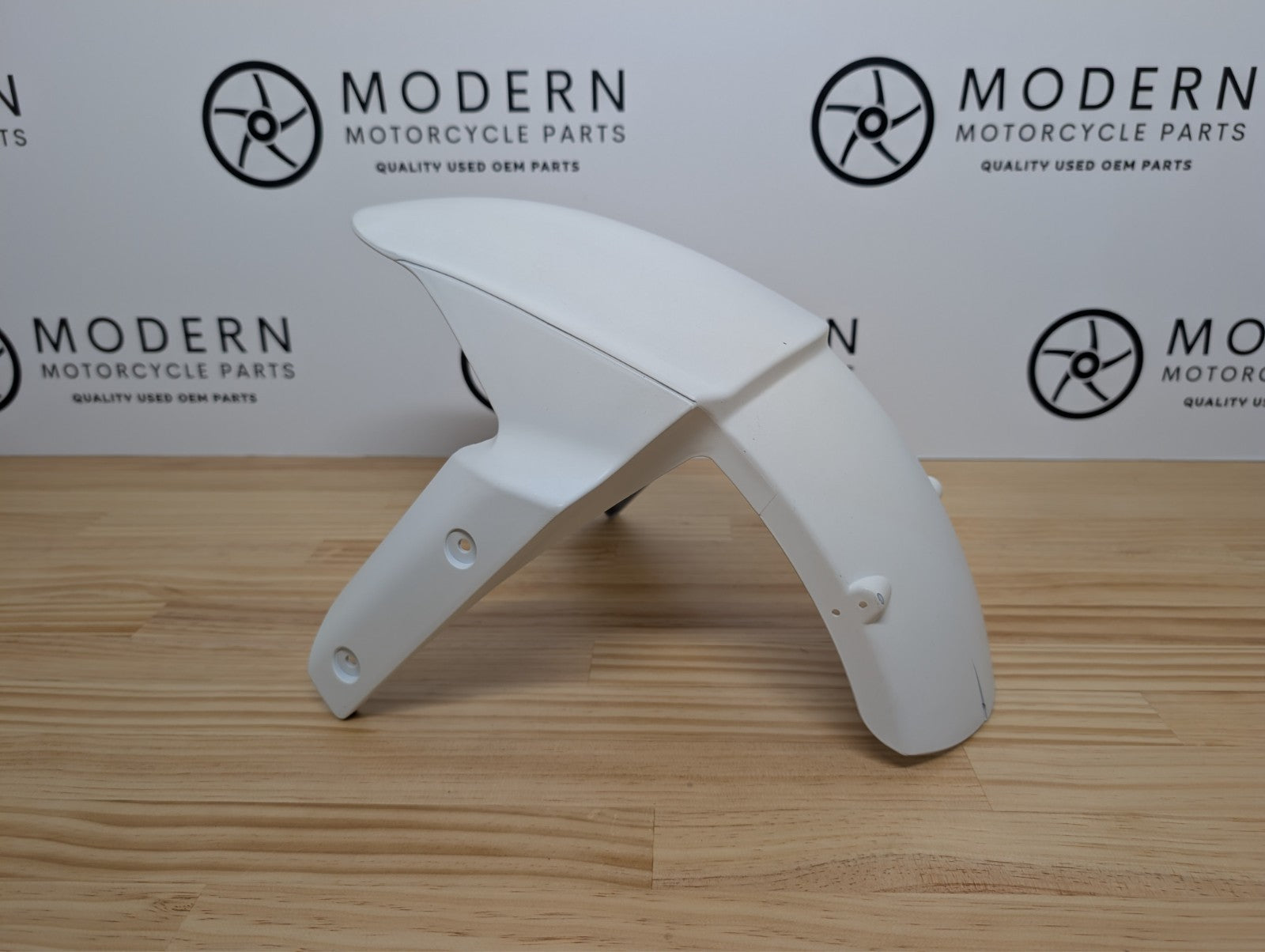 Kawasaki ZX10R Gen 4 2011 2015 Front Fender White Crack 35001005846K #2