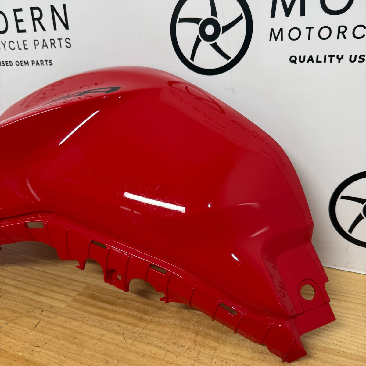 Ducati Monster 937 950 2021-2025 Left Tank Fairing Red 4801C252A Genuine OEM