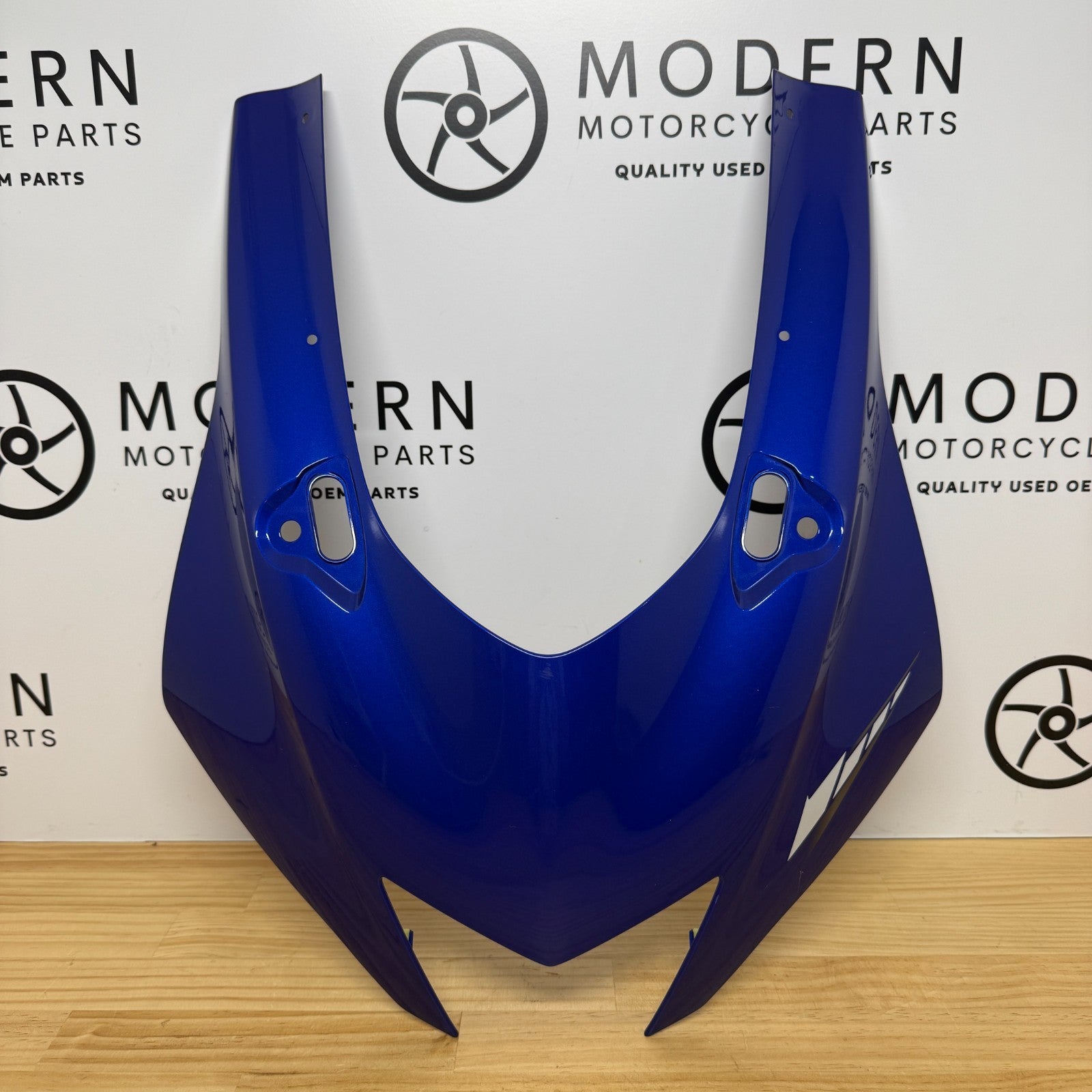 Yamaha YZF-R6 2017+ Front Upper Fairing Blue BN6-Y2835G-W0-P1 Genuine OEM