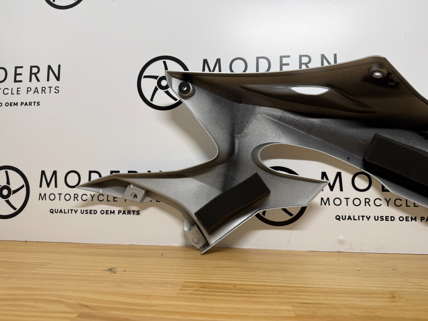 Yamaha YZF-R6 2017-2024 Left Inner Fairing Silver BN6-W217V-00-P0 Genuine OEM