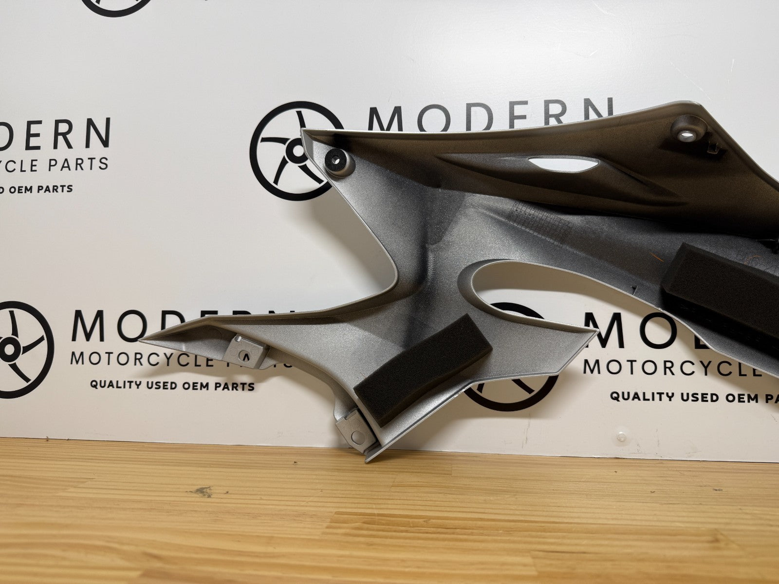 Yamaha YZF-R6 2017-2024 Left Inner Fairing Silver BN6-W217V-00-P0 Genuine OEM