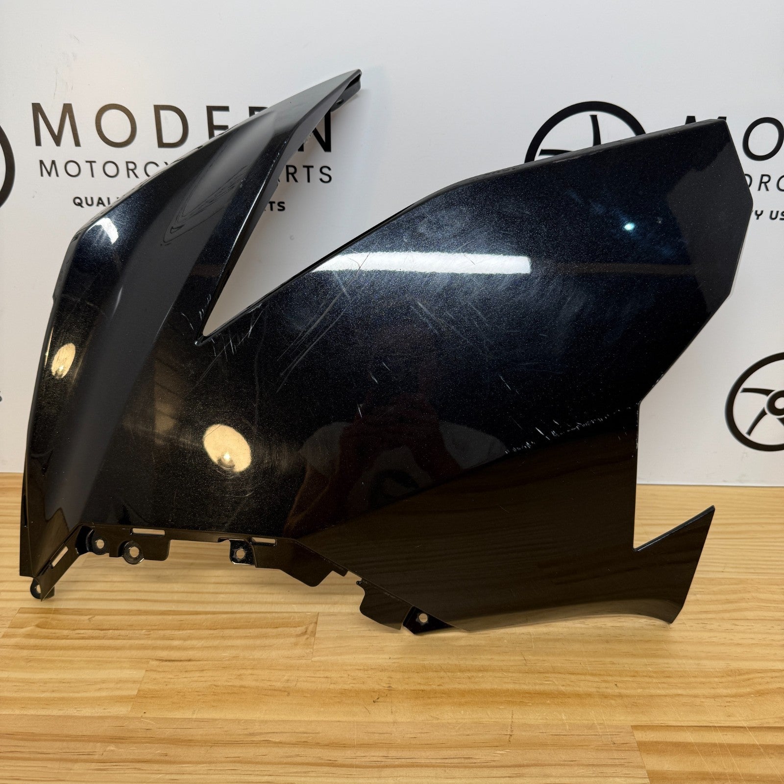 Kawasaki Ninja 400 2018-2023 Left Side Upper Fairing Black 55028-5486-H8 OEM