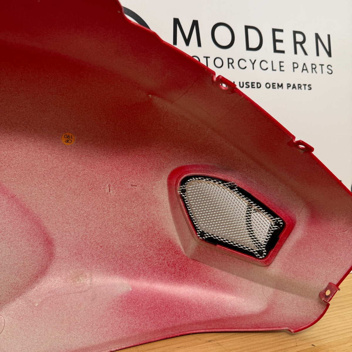 Ducati Monster 696 796 1100 Left Tank Fairing Red 48032601B Genuine OEM