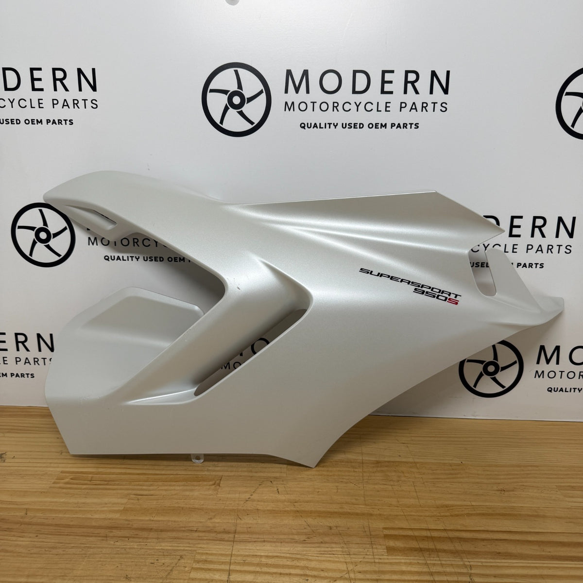 Ducati Supersport 950S 2021-2024 Right Fairing White 4801C061BB Genuine OEM