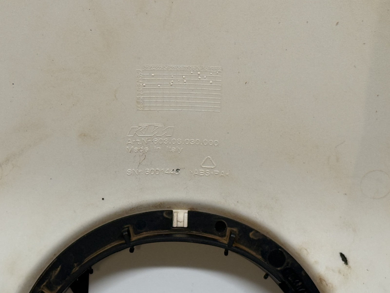 KTM 1190 Adventure R 2013-2016 Tank Cover White 6030803000028A
