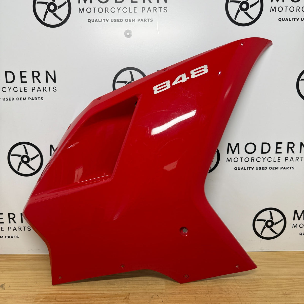Ducati SBK 848 2007-2013 Right Fairing Red 48032293A Genuine OEM