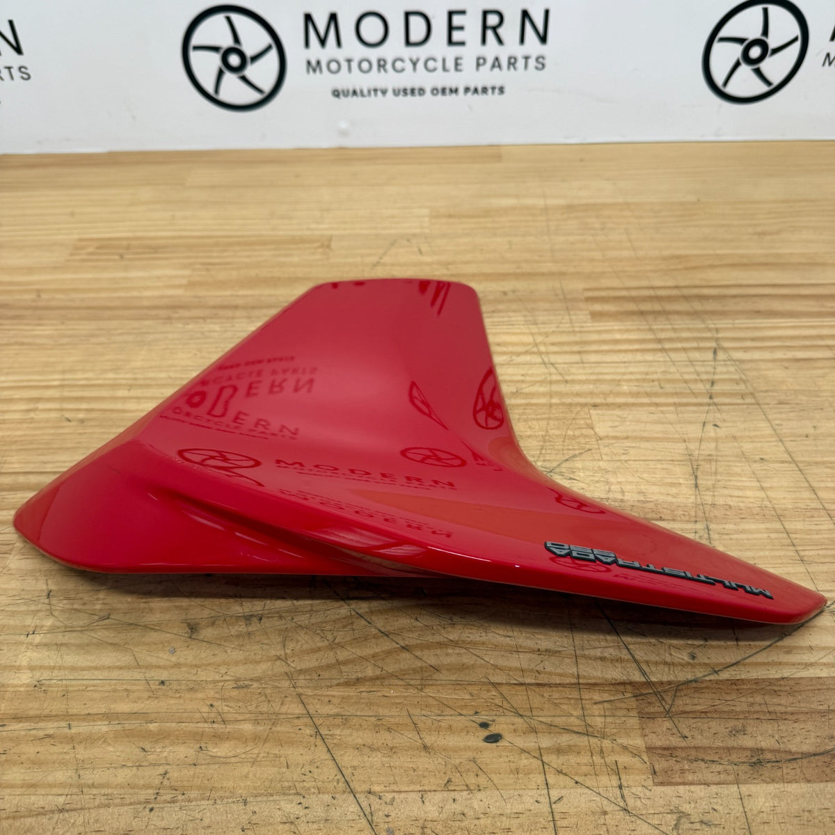 Ducati Multistrada 950 1200 Left Radiator Fairing Red 48016851A Genuine OEM