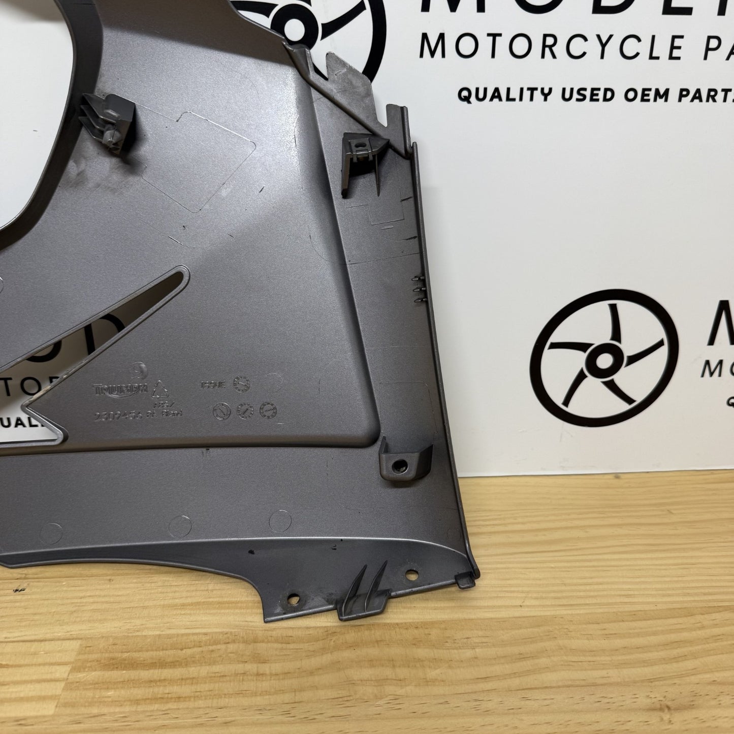 Triumph Daytona 675R 675 2013-2017 Left Lower Fairing Grey T23094546 OEM