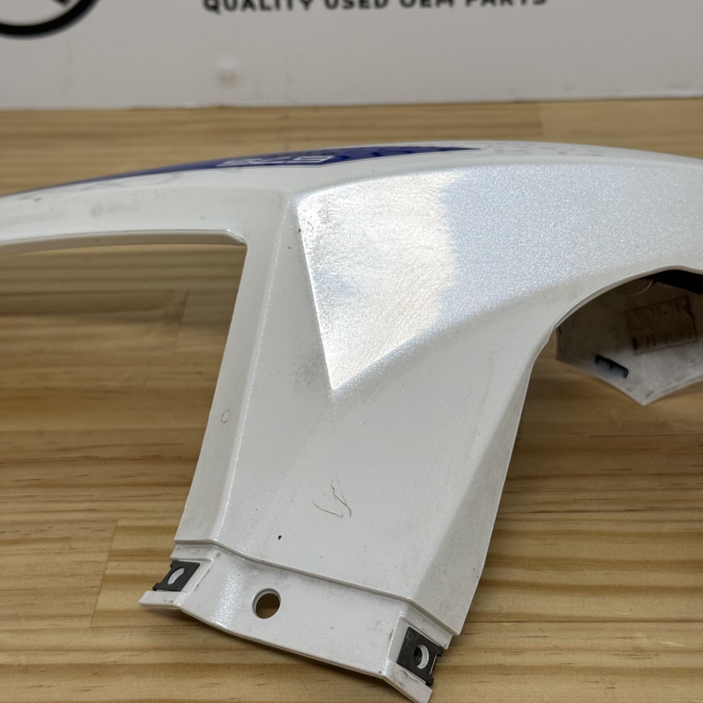 Triumph Daytona 675R 675 2013-2017 Left Tail Fairing White T2309448 OEM