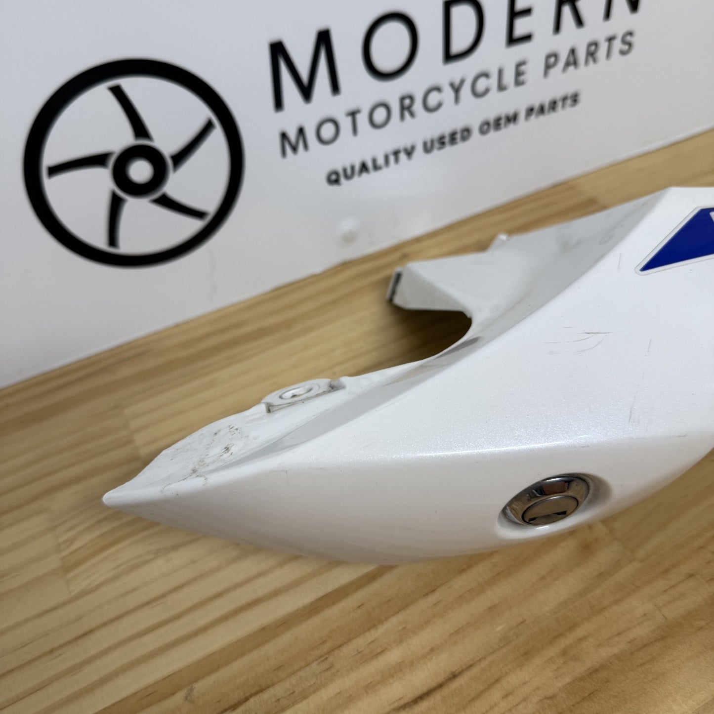 Triumph Daytona 675R 675 2013-2017 Left Tail Fairing White T2309448 OEM