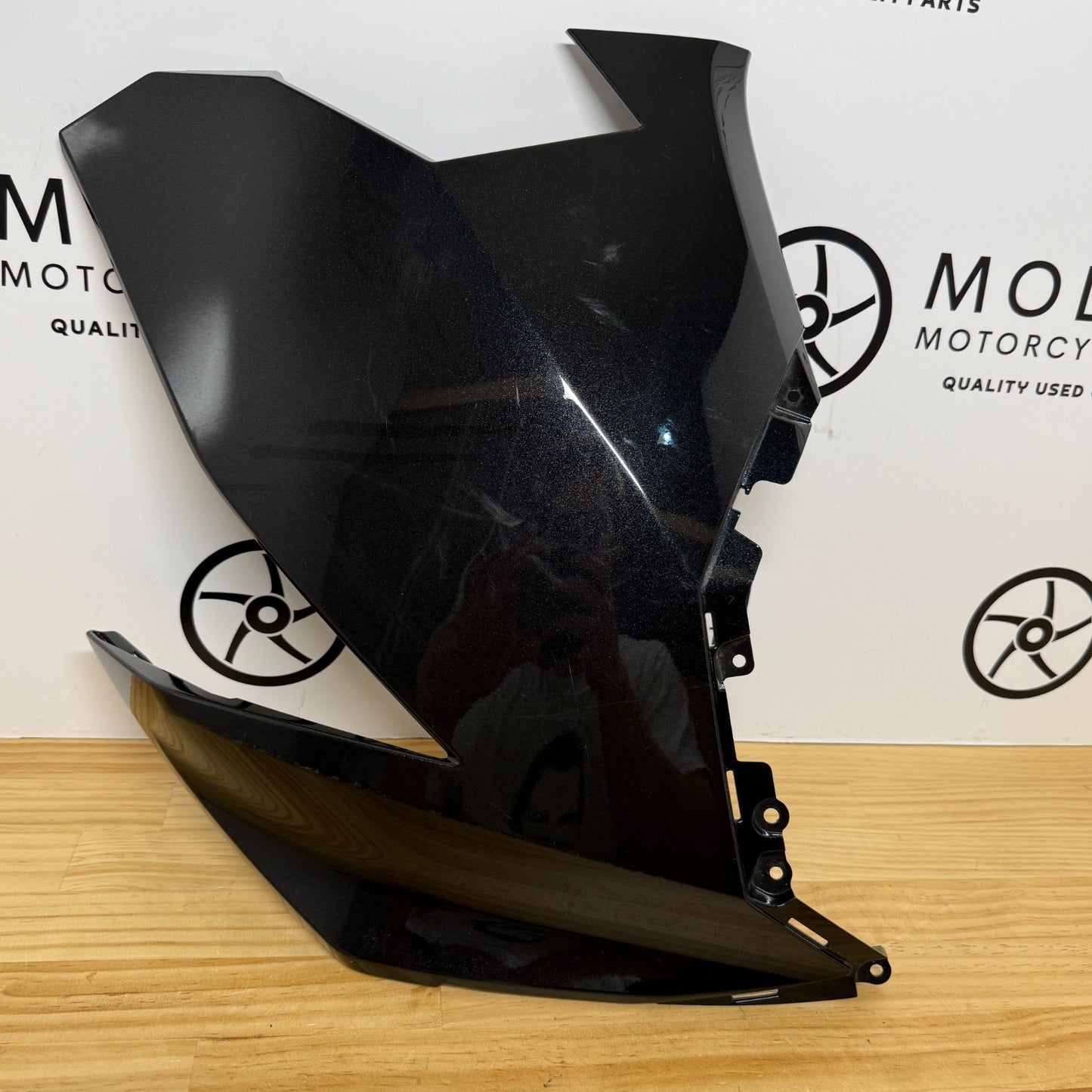 Kawasaki Ninja 400 2018-2023 Left Side Upper Fairing Black 55028-5486-H8 OEM