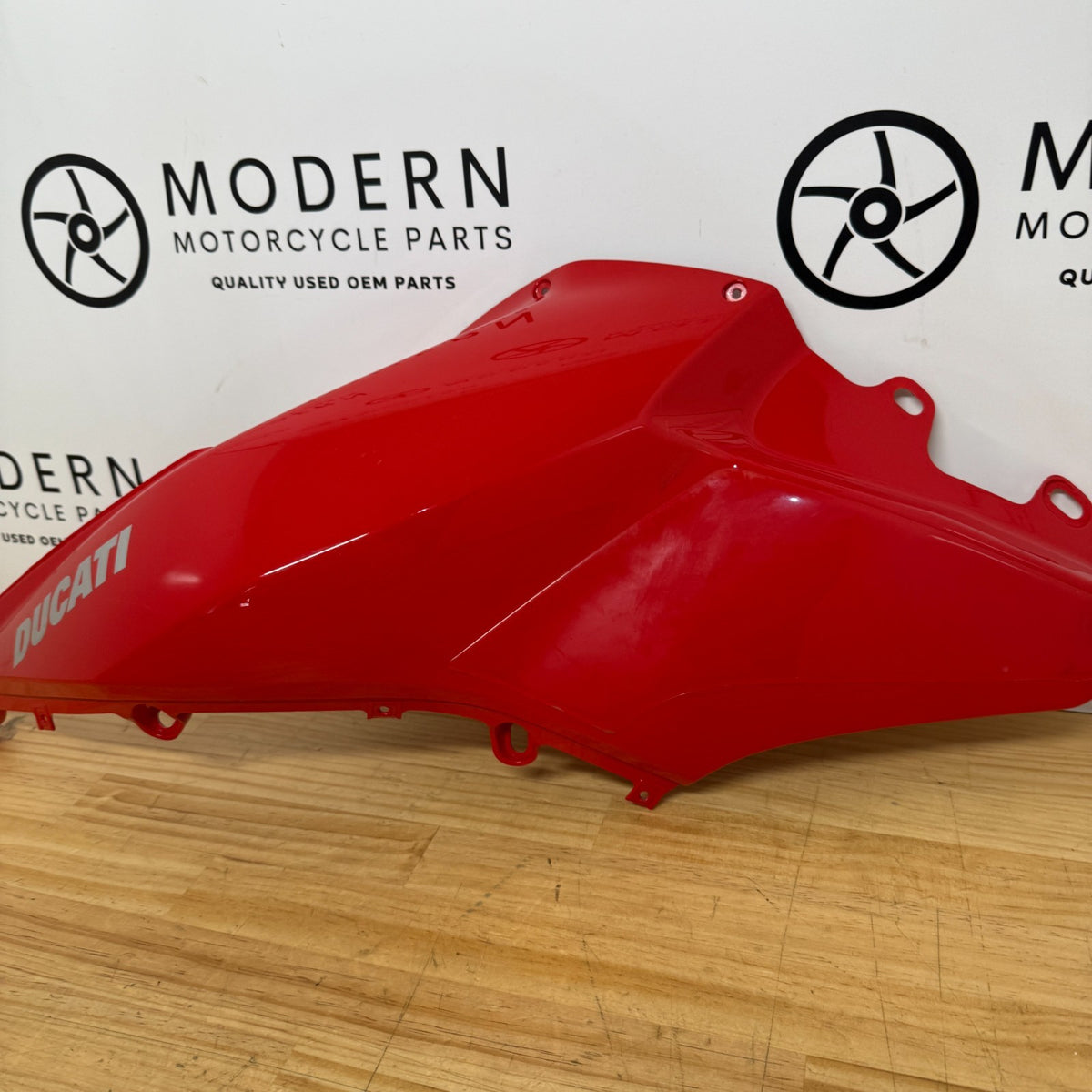 Ducati Multistrada 1200 2010-2014 Left Tank Fairing Red 48062951A Genuine OEM