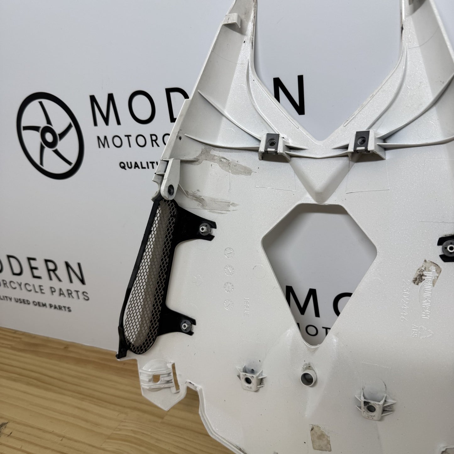 Triumph Daytona 675R 675 2013-2017 Under Tail Fairing White T2309446 OEM