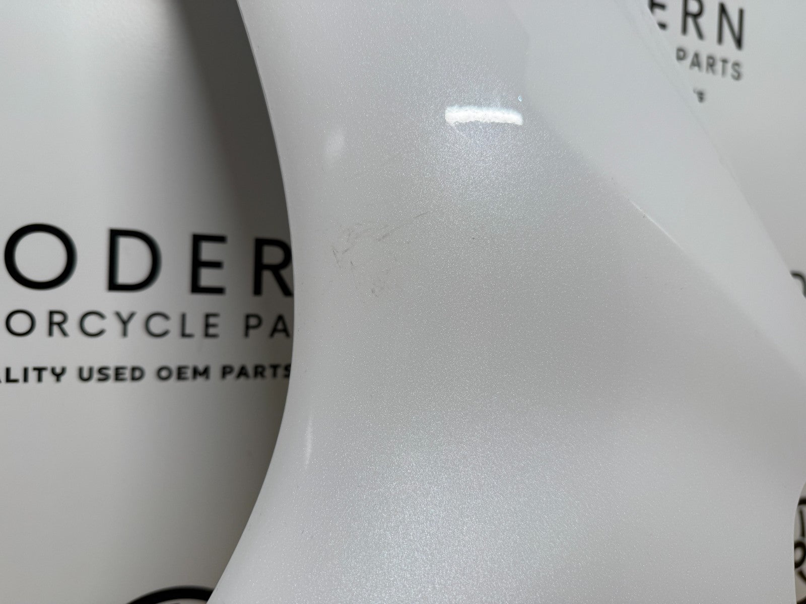 Yamaha YZF-R6 2017-2024 Left Outer Fairing White BN6-W283U-00-P0 Genuine OEM