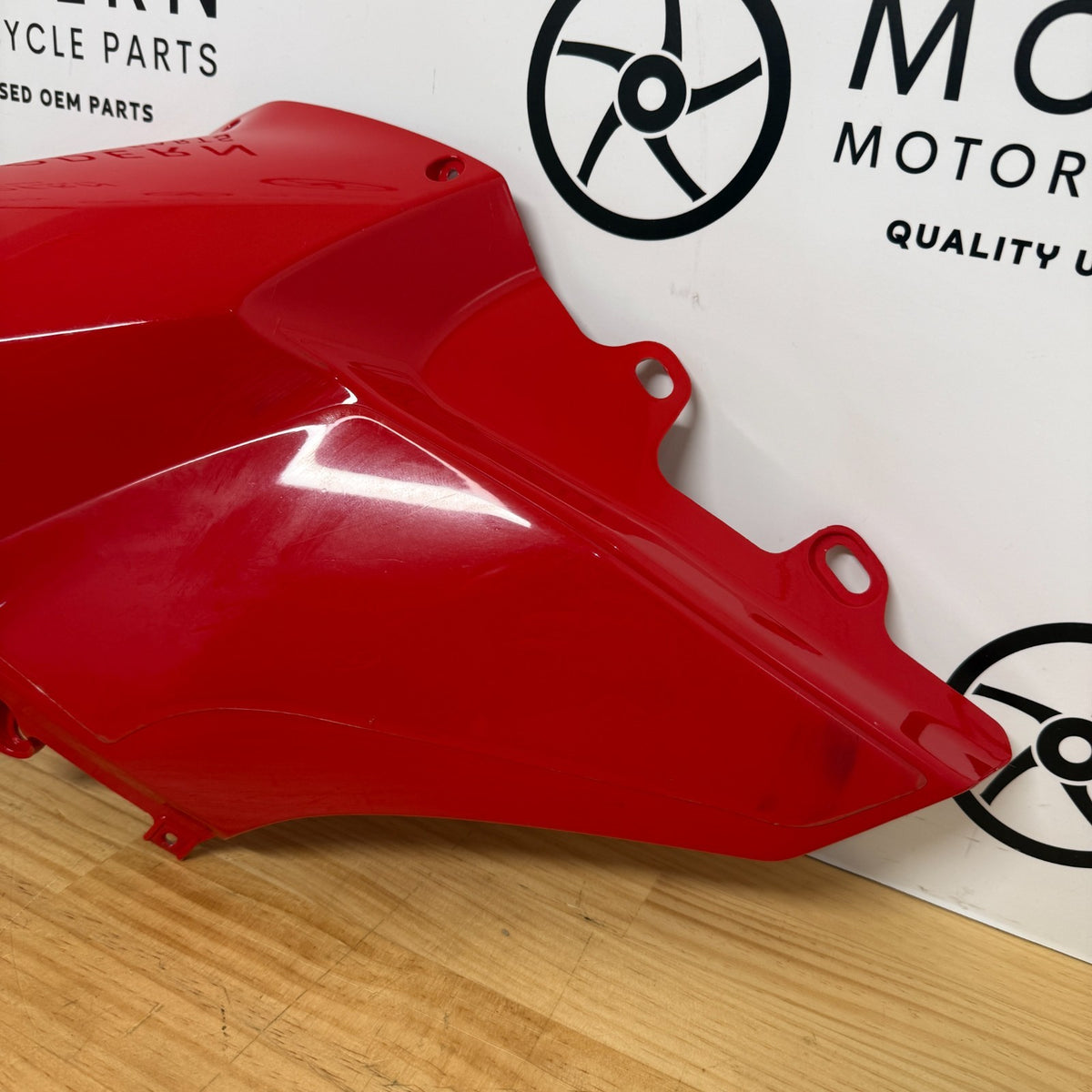 Ducati Multistrada 1200 2010-2014 Left Tank Fairing Red 48062951A Genuine OEM