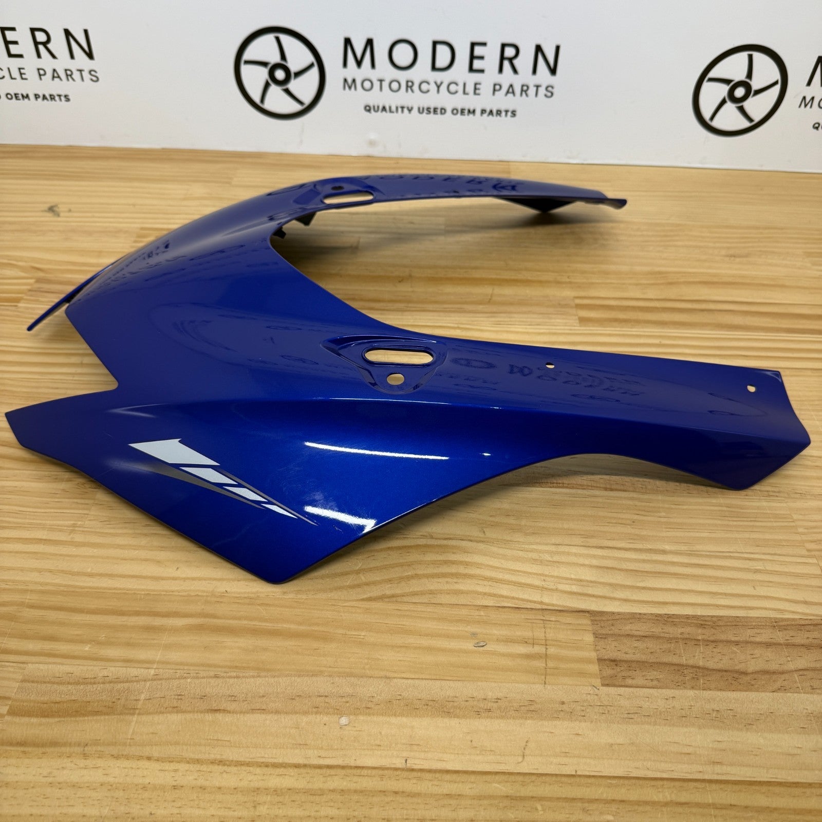 Yamaha YZF-R6 2017+ Front Upper Fairing Blue BN6-Y2835G-W0-P1 Genuine OEM