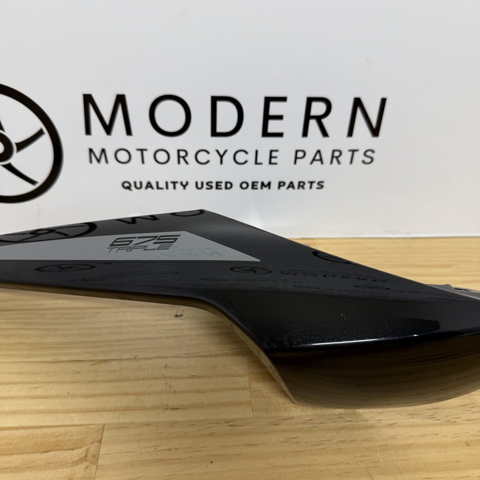 Triumph Daytona 675R 675 2013-2017 Right Tail Fairing White T2309449 OEM