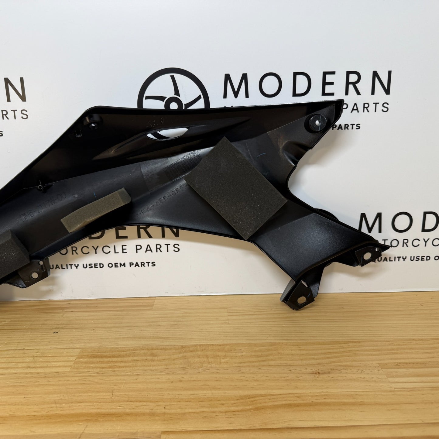 Yamaha YZF-R6 2017+ Right Fairing Inner Black Genuine OEM BN6-W217W-00-P0
