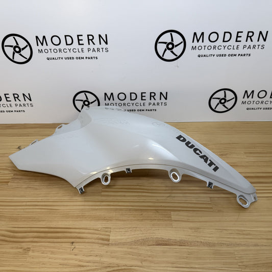 Ducati Multistrada 1200S 2010-2014 Right Tank Fairing White 48012942AA.AQ.AW