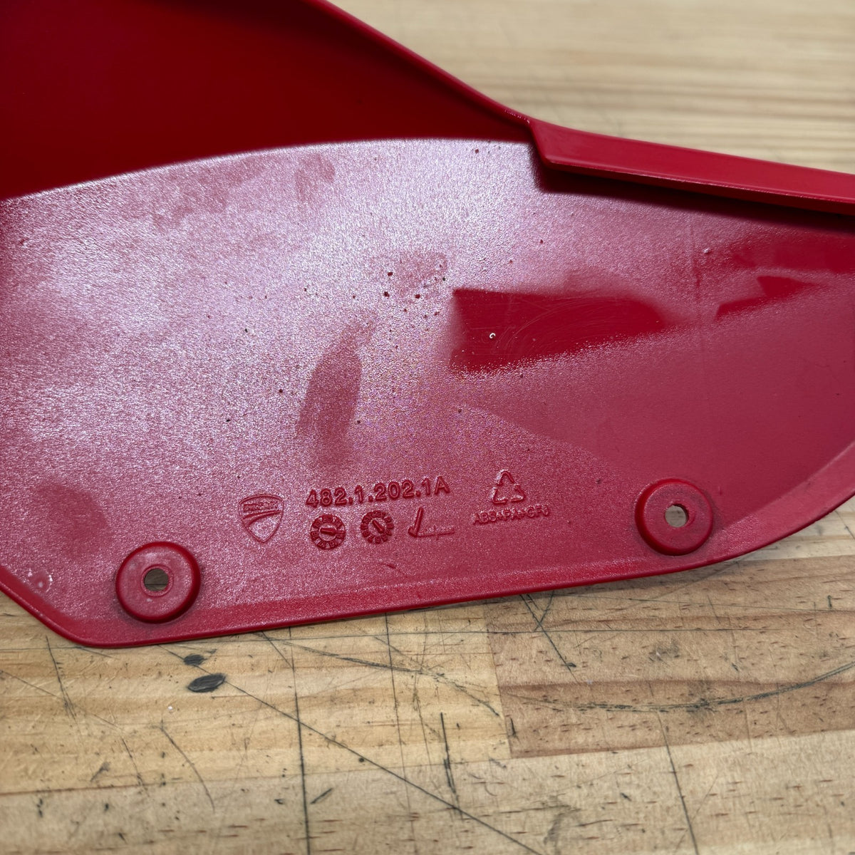 Ducati Panigale 899 1199 2012-2015 Right Tail Fairing Red 48212021A Genuine OEM