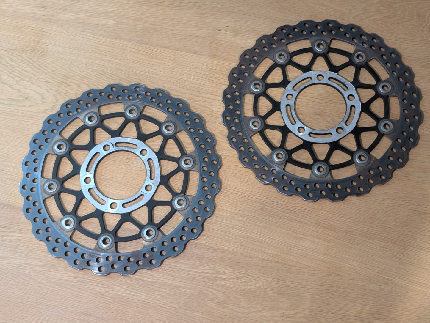 Kawasaki ZX10R Gen 4 2011-2015 OEM Front Brake Discs 4108001595C