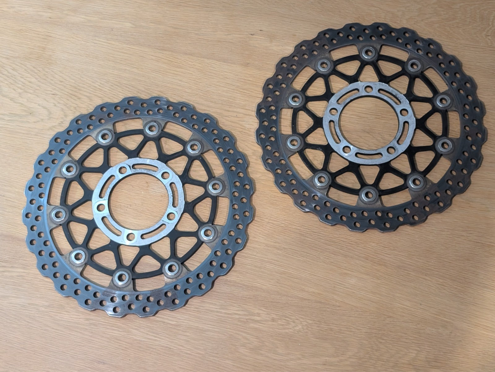 Kawasaki ZX10R Gen 4 2011-2015 OEM Front Brake Discs 4108001595C