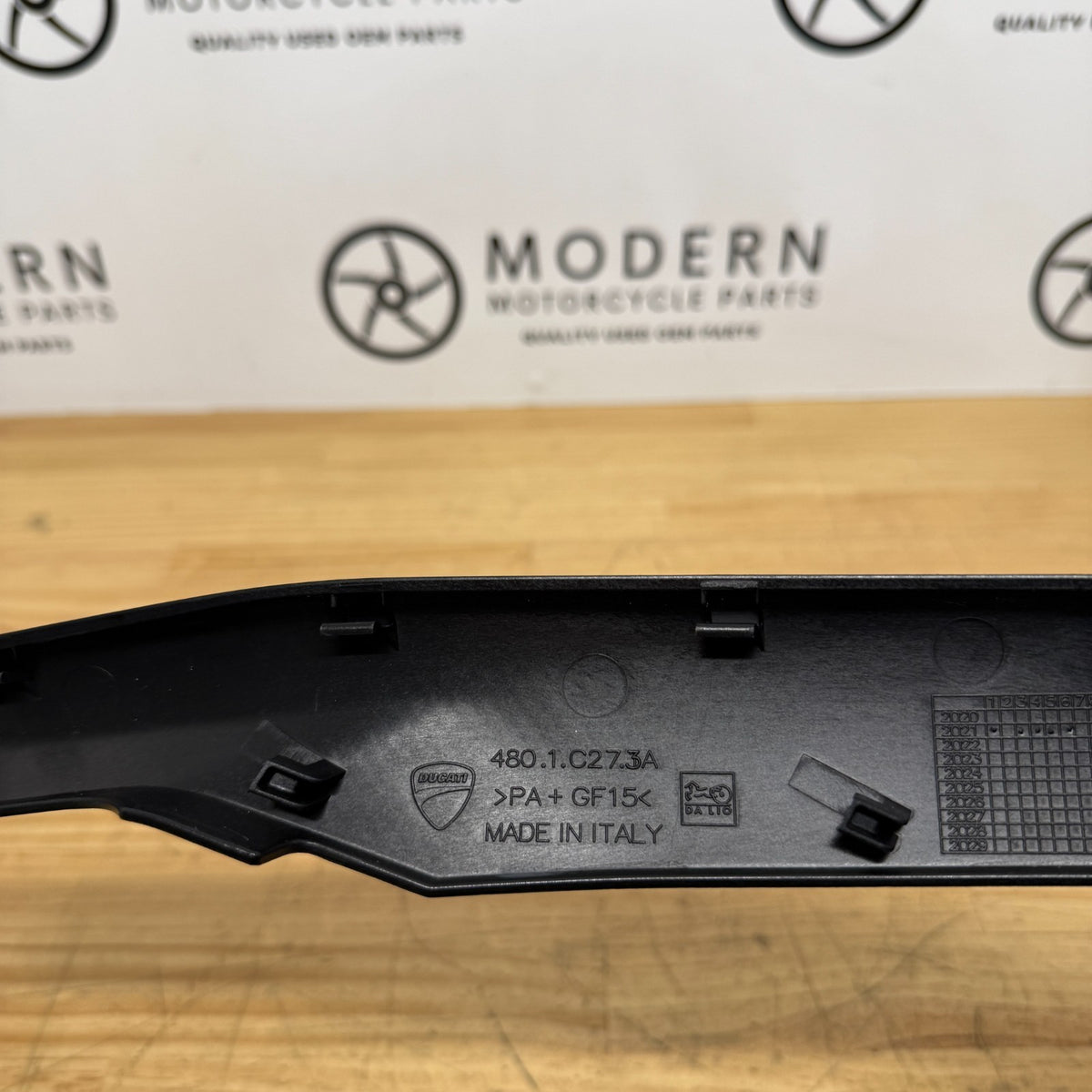 Ducati Monster 937 2021-2024 Lower Left Fuel Tank Fairing 4801C273A Genuine OEM