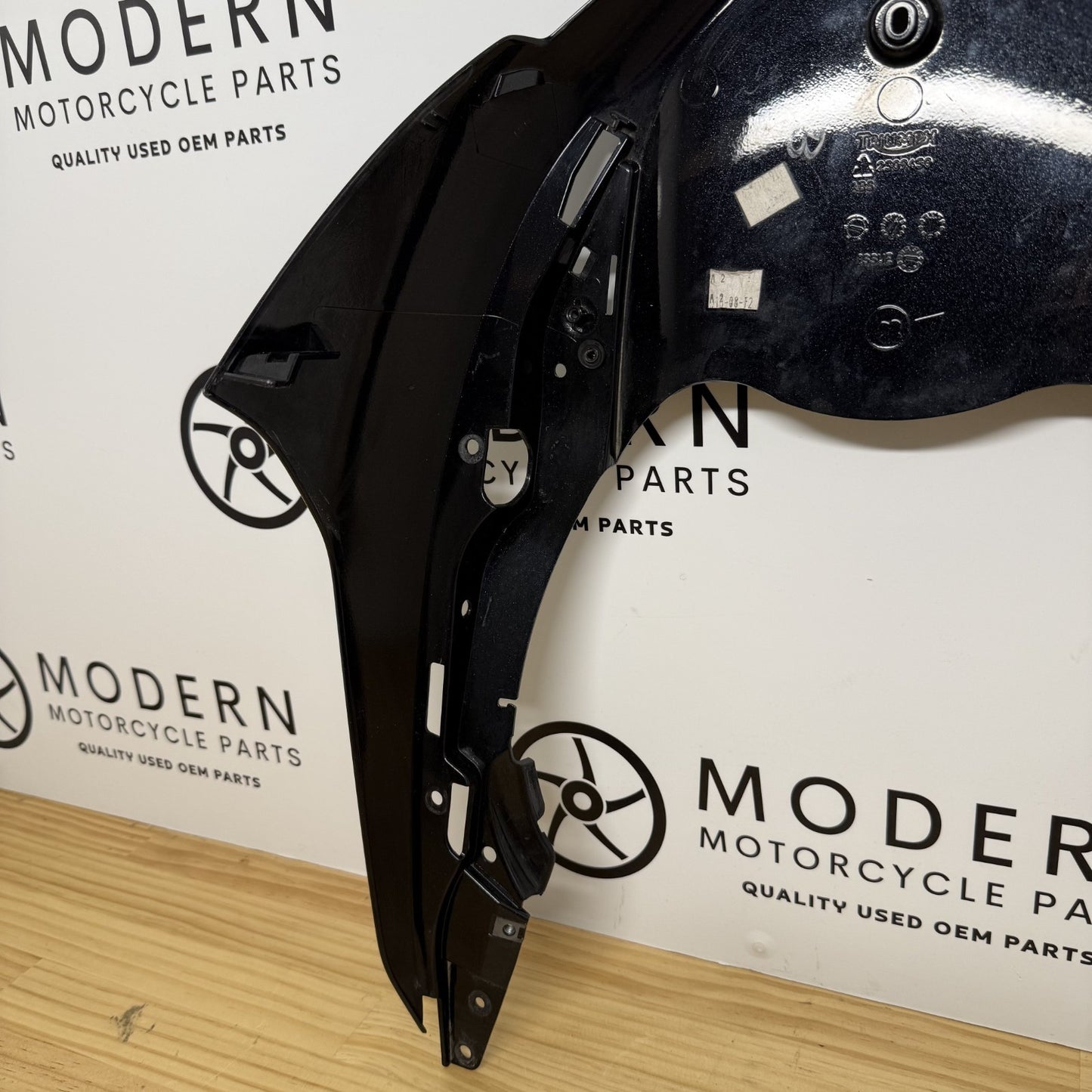 Triumph Daytona 675R 675 2013-2017 Cockpit Lower Fairing Black T2309450 OEM