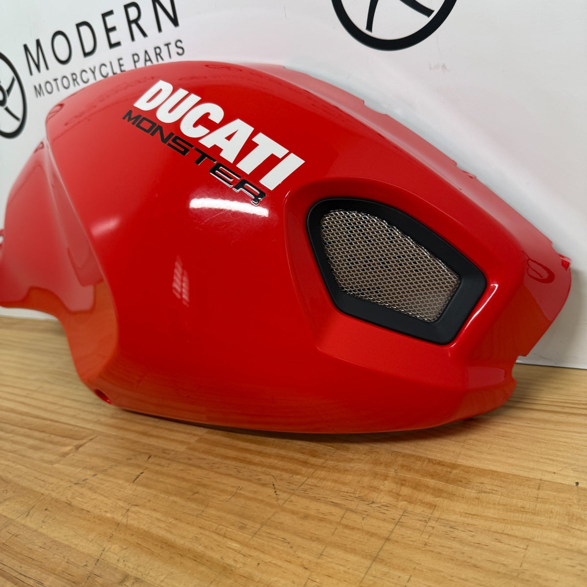 Ducati Monster 696 796 1100 Right Tank Fairing Rosso GP 48032591B Genuine OEM