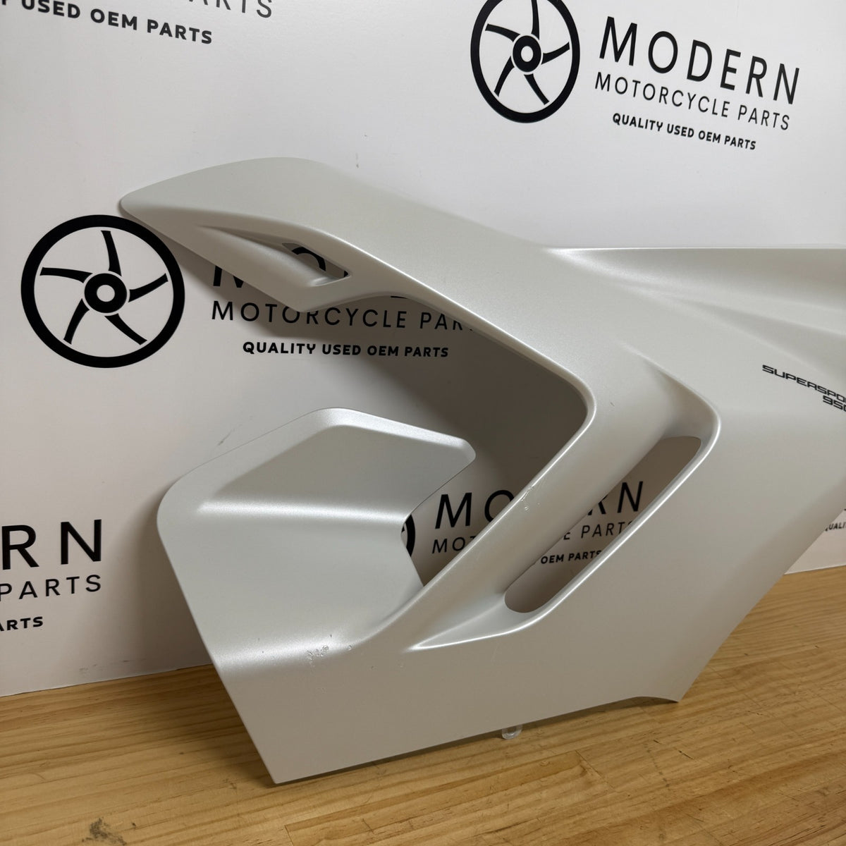 Ducati Supersport 950S 2021-2024 Right Fairing White 4801C061BB Genuine OEM