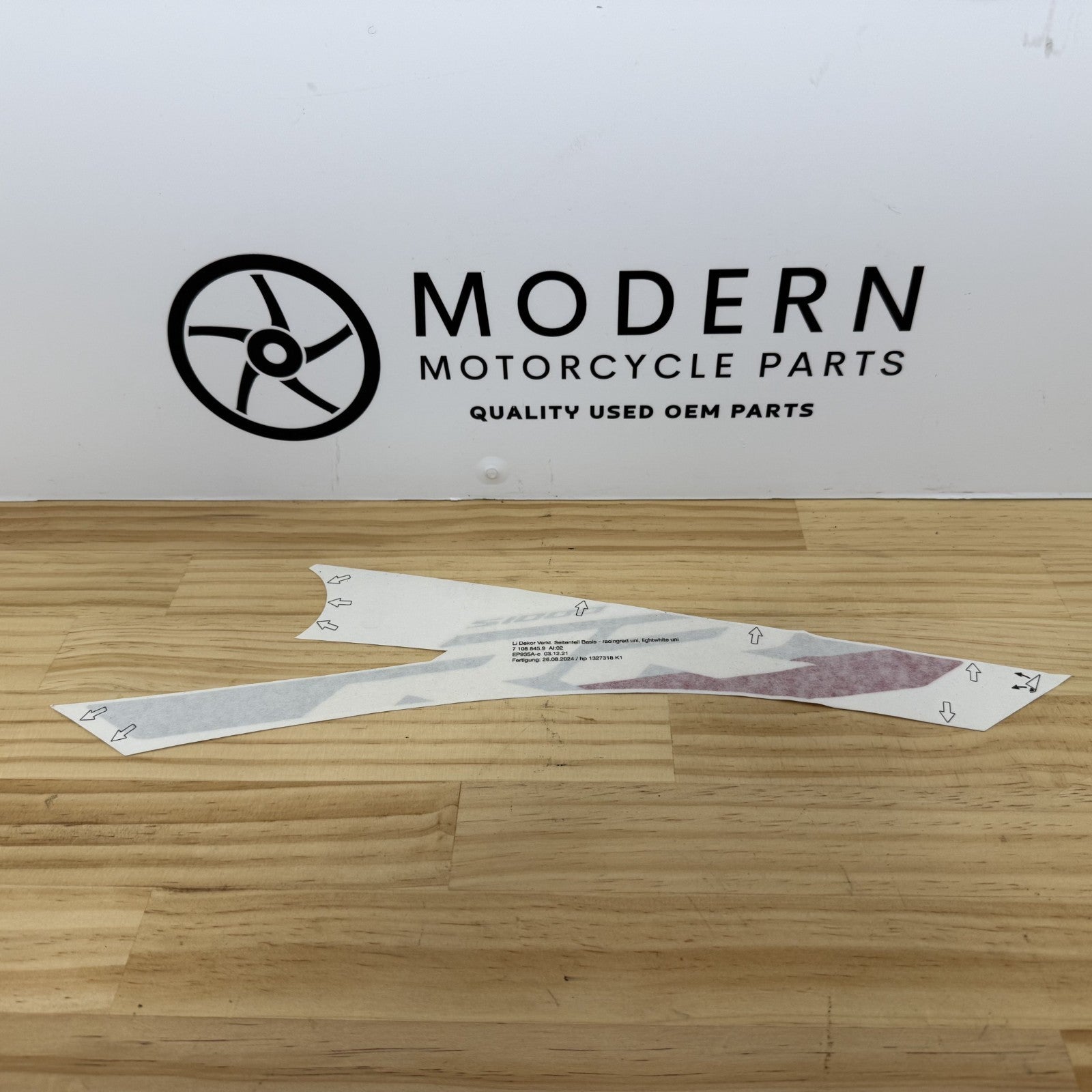 BMW S1000RR 2023-2024 Left Fairing Decal OEM 51147108845 BRAND NEW